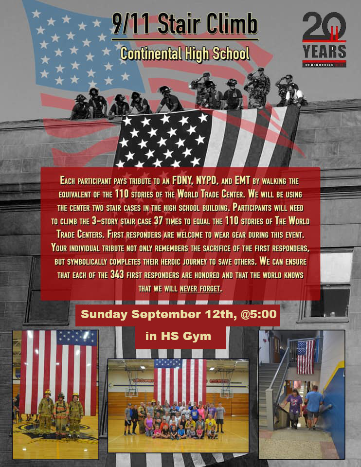 9/11 Stair Climb Flyer